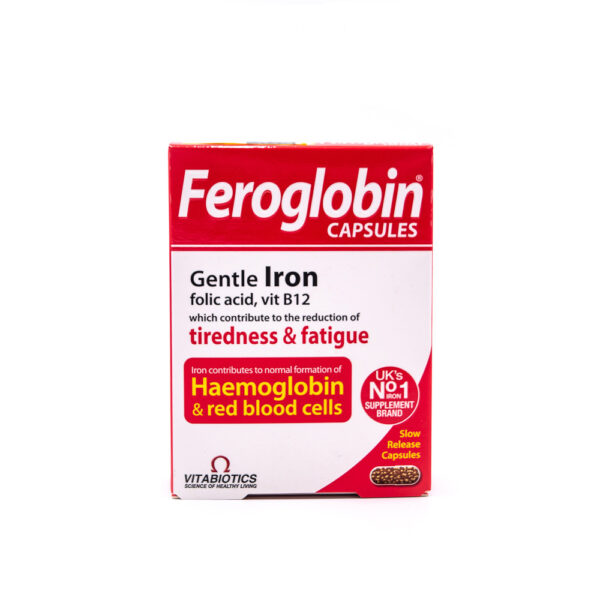 کپسول فروگلوبین ب 12 ویتابیوتیکس VITABIOTICS Feroglobin