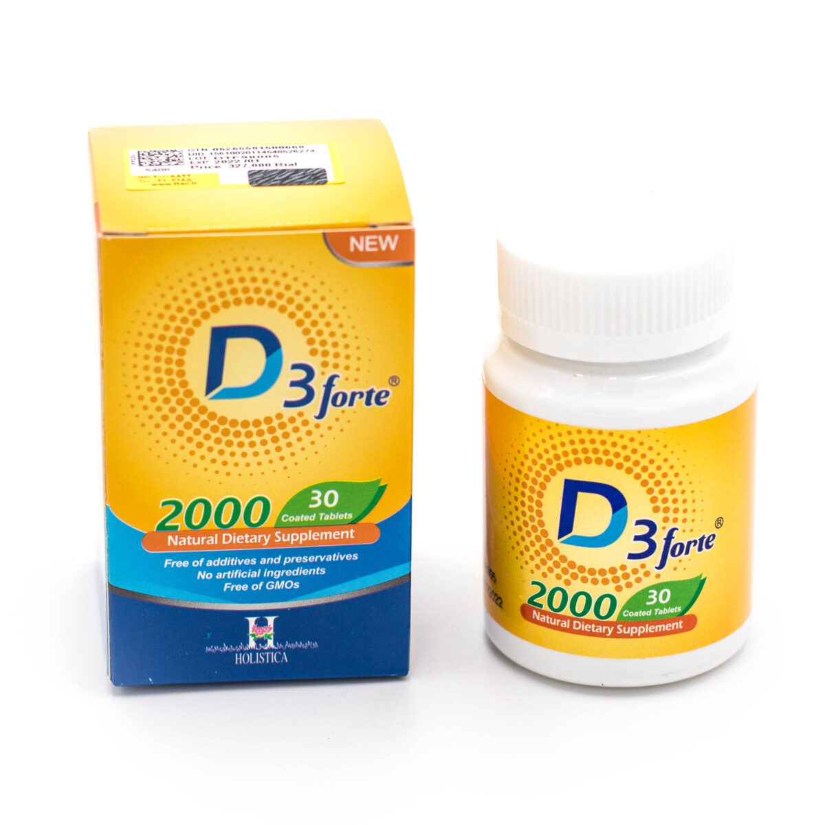 قرص ویتامین د3 فورت هولیستیکا Vitamin D3 Forte