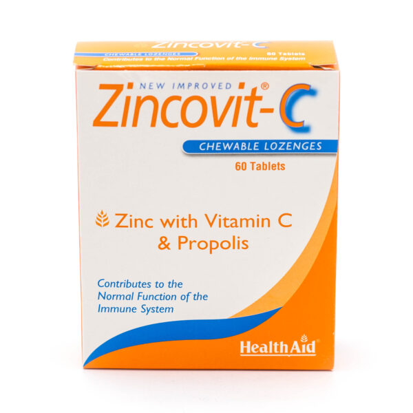 قرص مکیدنی زینکوویت ث هلث اید Health Aid Zincovit-C