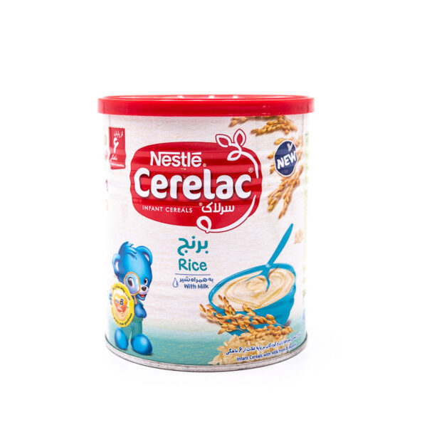 سرلاک برنج به همراه شیر نستله Nestle Cerelac