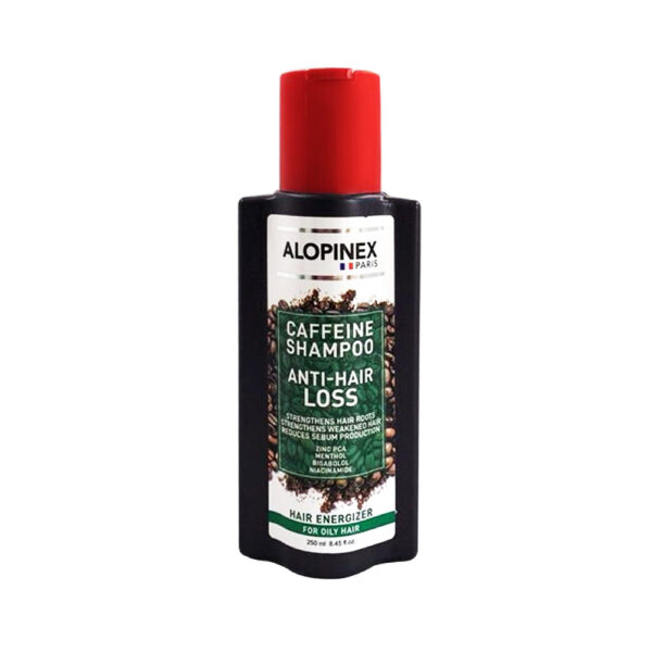 شامپو کافئین تقویت کننده موهای چرب آلوپینکس ALOPINEX
