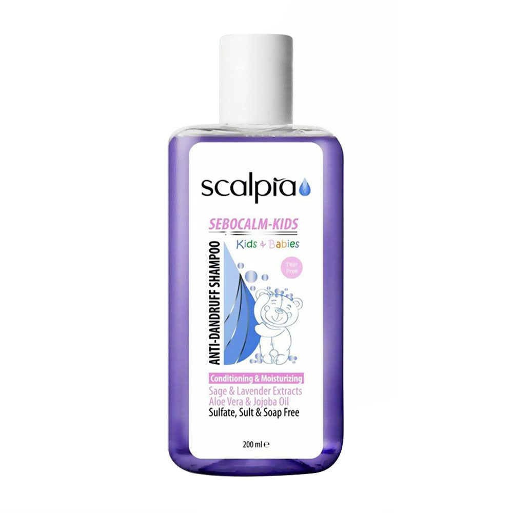 شامپو ضدشوره حاوی مواد نرم کننده موی سر مناسب اطفال و کودکان اسکالپیا SCALPIA