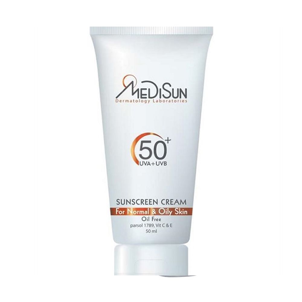ضد آفتاب بدون رنگ SPF50 فاقد چربی مدیسان MEDISUN