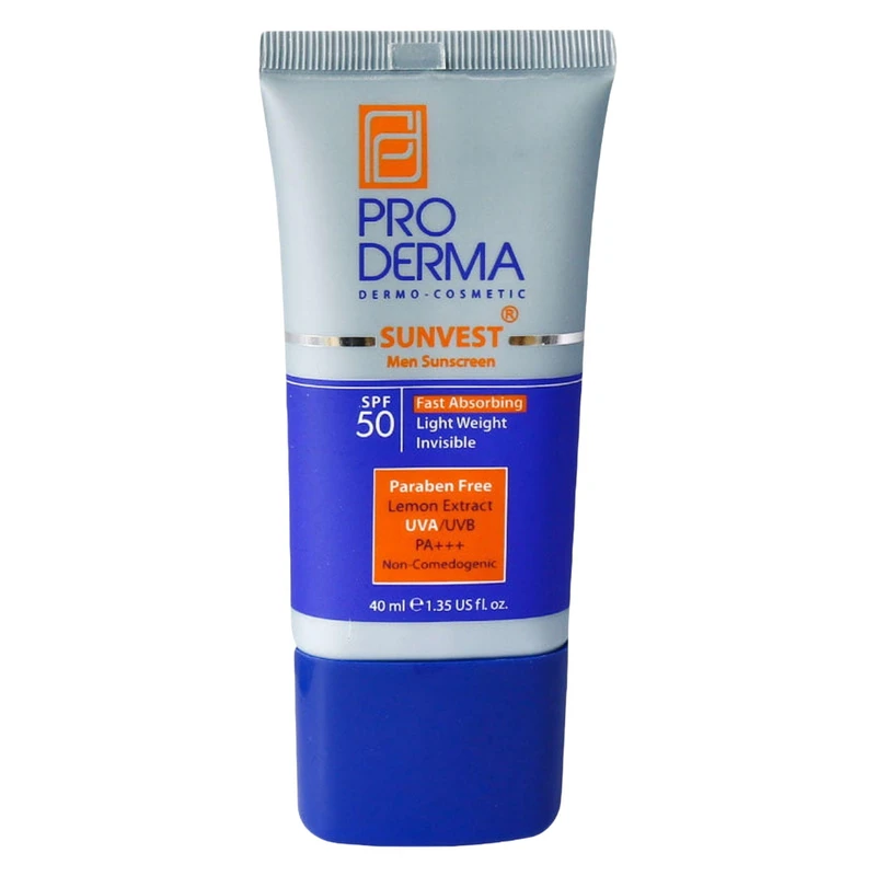کرم ضدآفتاب مخصوص آقایان پرودرما مدل MEN، حجم 40 میلیلیترproderma