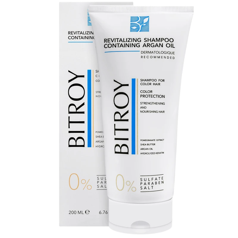 شامپو حیات بخش حاوی روغن آرگان مو بیتروی 200 میلی لیترBitroy