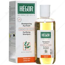 شامپو سدر. تنظیم کننده چربی پوست و ساقه مو هگور Hegor